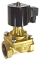 RSPS-32N AC220V - клапан электромагнитный прямого действия Ду32, Н.З. латунь+PTFE