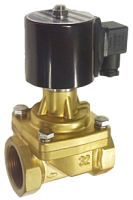 RSPS-32N DC24V - клапан электромагнитный прямого действия Ду32, Н.З. латунь+PTFE