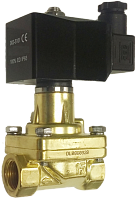 RSPS-15N DC24V - клапан электромагнитный прямого действия Ду15, Н.З. латунь+PTFE
