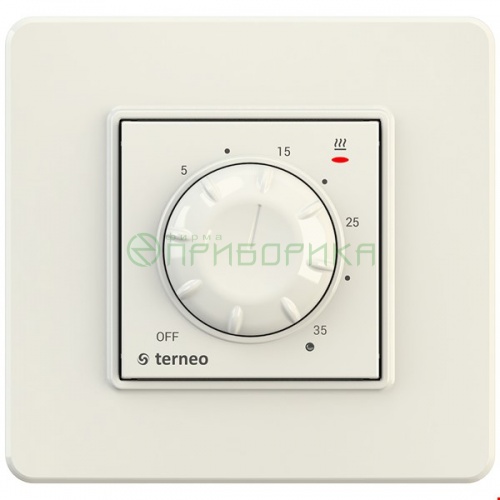terneo rol - термостат для инфракрасных панелей со встроенным датчиком температуры воздуха (0...+35 С, гистерезис 1 С)